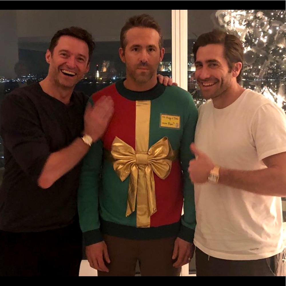 Ugly Christmas Sweater Ryan Reynolds